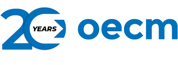 20 years OECM logo