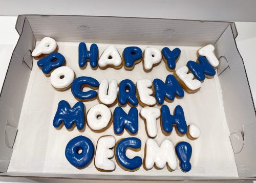 2025 — Happy procurement month donuts