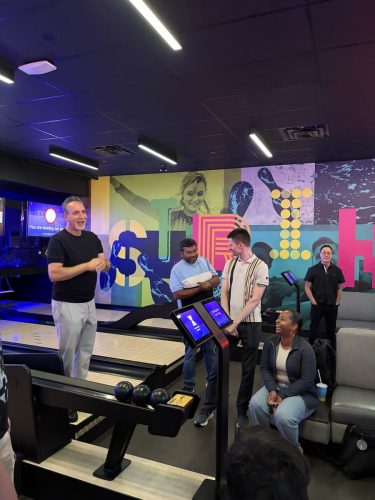 2026 — OECM Team spending the afternoon at Playdium for Bowling